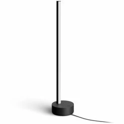 Philips Lampe à Poser Gradient Signe, Lumière LED (Noir, Philips Hue White And Color Ambiance Lampe à Poser Gradient Signe, Lampe De Table Intelligente, Noir, Bluetooth, LED, Ampoule(s) Non Remplaçable(s), 2700 K)