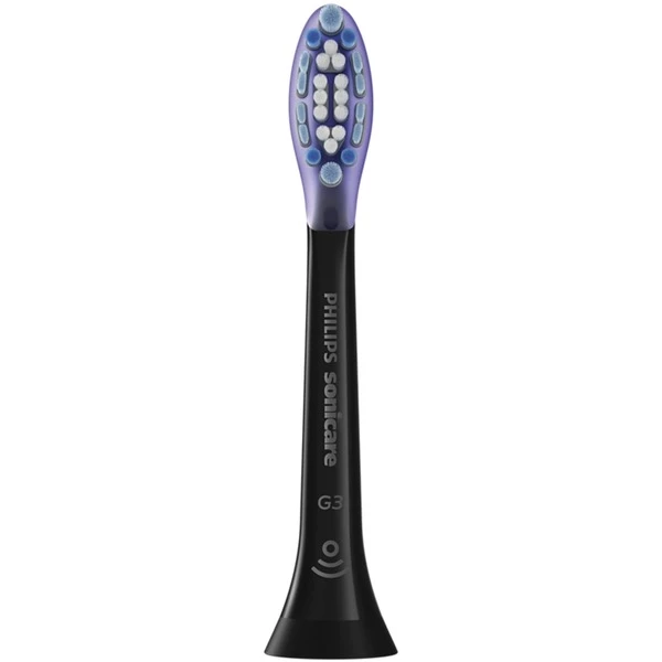 Philips Lot De 4 Têtes De Brosse Standard, Tête Brosse à Dent électrique (Noir, 4 Pièce(s), Noir, Doux, Caoutchouc) – Image 2