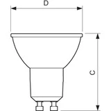 Philips MASTER LED ExpertColor 5.5-50W GU10 930 36D Ampoule LED 5,5 W, Lampe à LED (5,5 W, 50 W, GU10, 375 Lm, 40000 H, Blanc) – Image 4