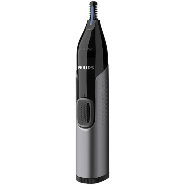 Philips Tondeuse Nez, Oreilles Et Sourcils, Nez / Ohrenhaartrimmer (Noir/gris, Oreilles Et Sourcils, Gris, Acier Inoxydable, Batterie, AA, Alcaline) – Image 3