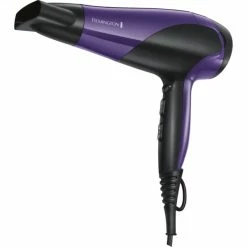 Remington D3190 Sèche-cheveux 2200 W Noir, Violet (Violet/Noir, Noir, Violet, 1,8 M, 2200 W)
