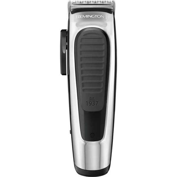 Remington HC450 Tondeuse à Cheveux Noir, Acier Inoxydable (Chrome/Noir, Noir, Acier Inoxydable, Métal, Plastique, Acier Inoxydable, Batterie, 30 Min, Batterie Intégré)