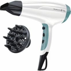 Remington Shine Therapy D5216, Sèche-cheveux (Blanc/Turquoise)