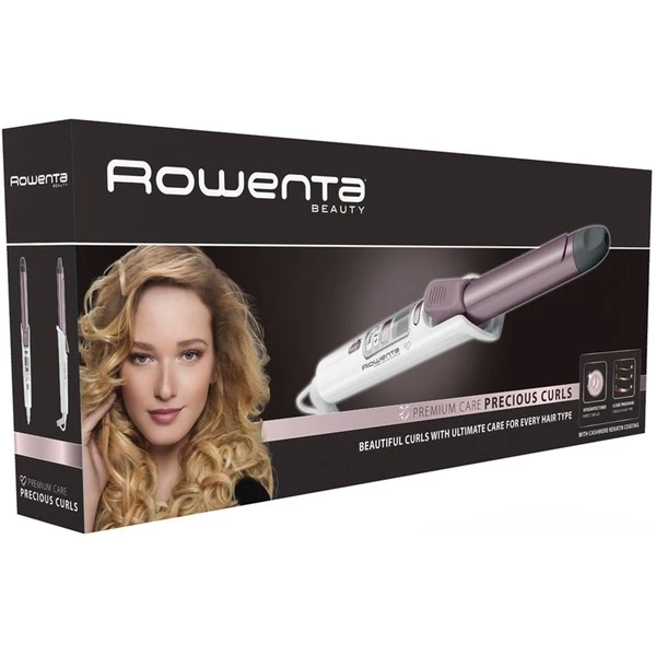 Rowenta CF3460 Brosse Soufflante Et Fer à Lisser Fer à Friser Rose, Blanc 1,8 M (Blanc, Fer à Friser, 45 S, Rose, Blanc, 1,8 M, 110-240 V, 500 G) – Image 4