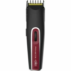 Rowenta TN1422 Tondeuse Ă Cheveux Noir, Rouge (Noir/Rouge, Noir, Rouge, Acier Inoxydable, 1 Mm, 3 Cm, 6250 Tr/min, Chargement)