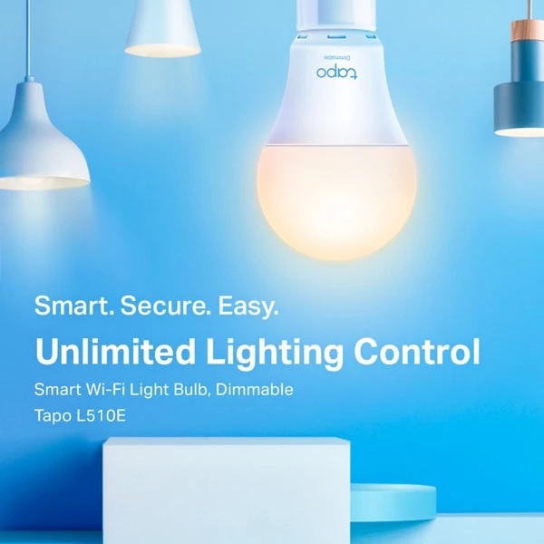 TP-Link Tapo L510E Ampoule Intelligente 8,7 W Blanc Wi-Fi, Lampe à LED (Ampoule Intelligente, Blanc, Wi-Fi, E27, 2700 K, 806 Lm) – Image 3