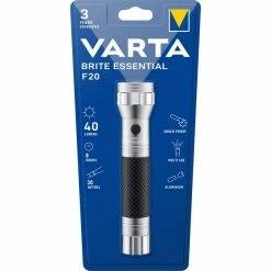 Varta 15618101401, Lampe De Poche (Argent/Noir)