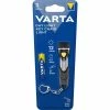 Varta Day Light Key Chain Light Aluminium, Noir Lampe Porte-clés LED, Lampe De Poche (Noir/Argent, Lampe Porte-clés, Aluminium, Noir, Synthétique ABS, Aluminium, Caoutchouc, LED, 1 Lampe(s), 12 Lm)