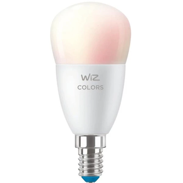 WiZ Ampoule 4,9 W (éq. 40 W) P45 E14, Lampe à LED (9 W (éq. 40 W) P45 E14, Ampoule Intelligente, Blanc, E14, Blanc, 2200 K, 6500 K)