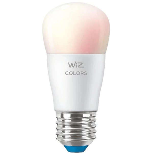 WiZ Ampoule 4,9 W (éq. 40 W) P45 E27, Lampe à LED (9 W (éq. 40 W) P45 E27, Ampoule Intelligente, Blanc, LED Intégrée, E27, Blanc, 2200 K)