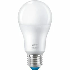 WiZ Ampoule 8 W (éq. 60 W) A60 E27, Lampe à LED (Ampoule Intelligente, Blanc, Wi-Fi/Bluetooth, E27, Multicolore, 2200 K)