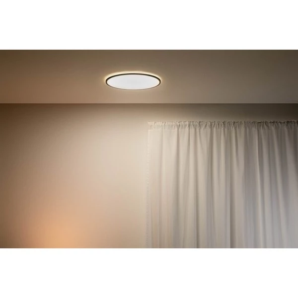 WiZ Plafonnier Superslim 22 W, Lumière LED (Noir, Éclairage De Plafond Intelligent, Noir, Wi-Fi/Bluetooth, LED, Ampoule(s) Non Remplaçable(s), 2700 K) – Image 4