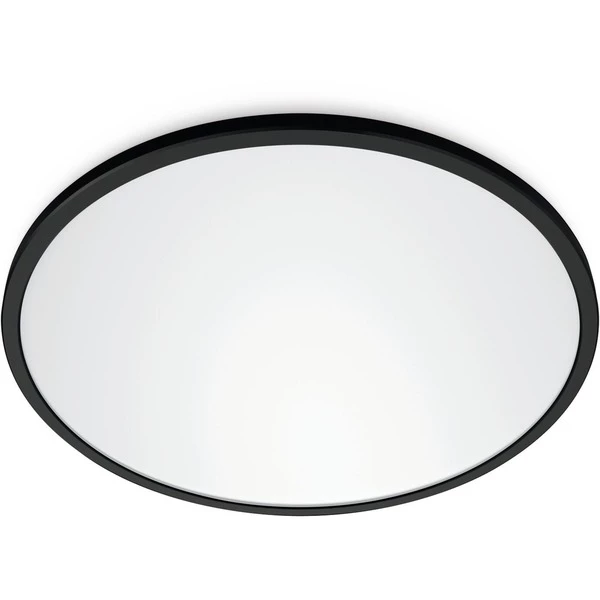 WiZ Plafonnier Superslim 32 W, Lumière LED (Noir, Éclairage De Plafond Intelligent, Noir, Wi-Fi/Bluetooth, LED, Ampoule(s) Non Remplaçable(s), 2700 K) – Image 2