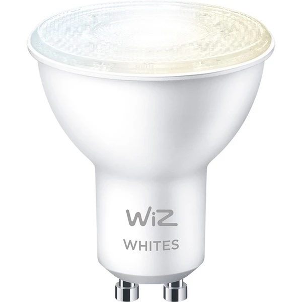 WiZ Spot 4,9 W (éq. 50 W) PAR16 GU10, Lampe à LED (9 W (éq. 50 W) PAR16 GU10, Ampoule Intelligente, Blanc, Wi-Fi, GU10, Multicolore, 2700 K)